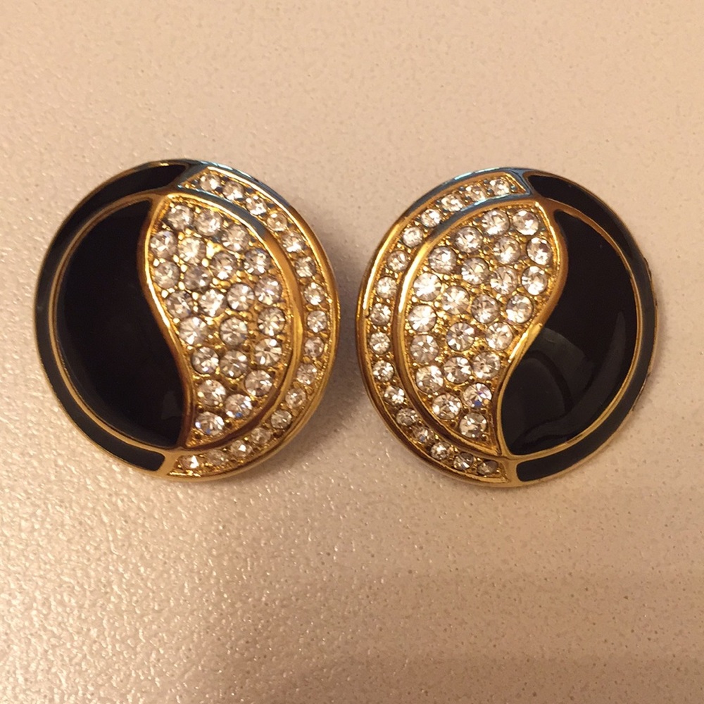Yin Yang Monet Earrings